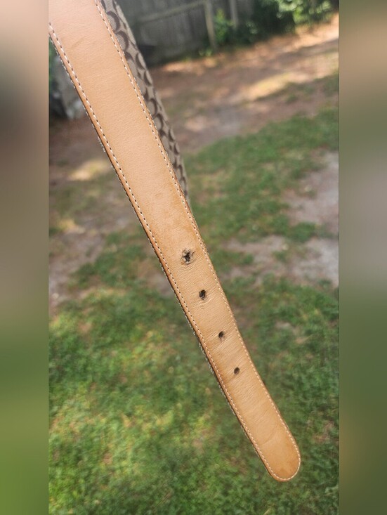 Coach Signature Leather Belt main image 6
